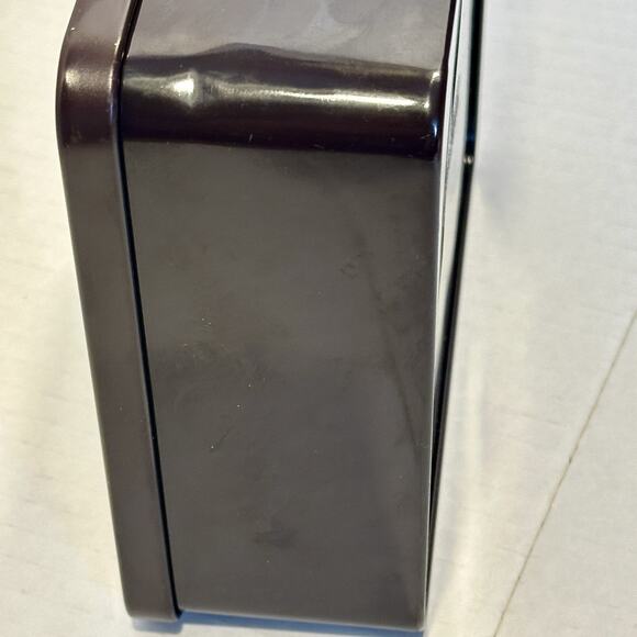 Vintage Western Cowboy Tin Box Made in WESTERN GERMANY Cowboy & Horse Artwork - Picture 9 of 12